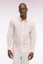 Load image into Gallery viewer, Eden Park - Checkered Straight-Cut Shirt, Light Pink

