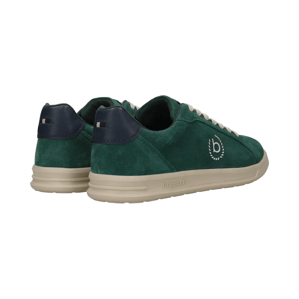 Bugatti - Suede Leather Sneakers, Dark Green, Patrick