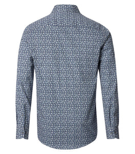 Casa Moda - B.D Casual Fit Shirt, Long Sleeve, Blue (M Only)