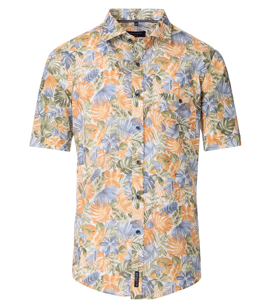 Casa Moda - Short Sleeve Shirt, Summer Print