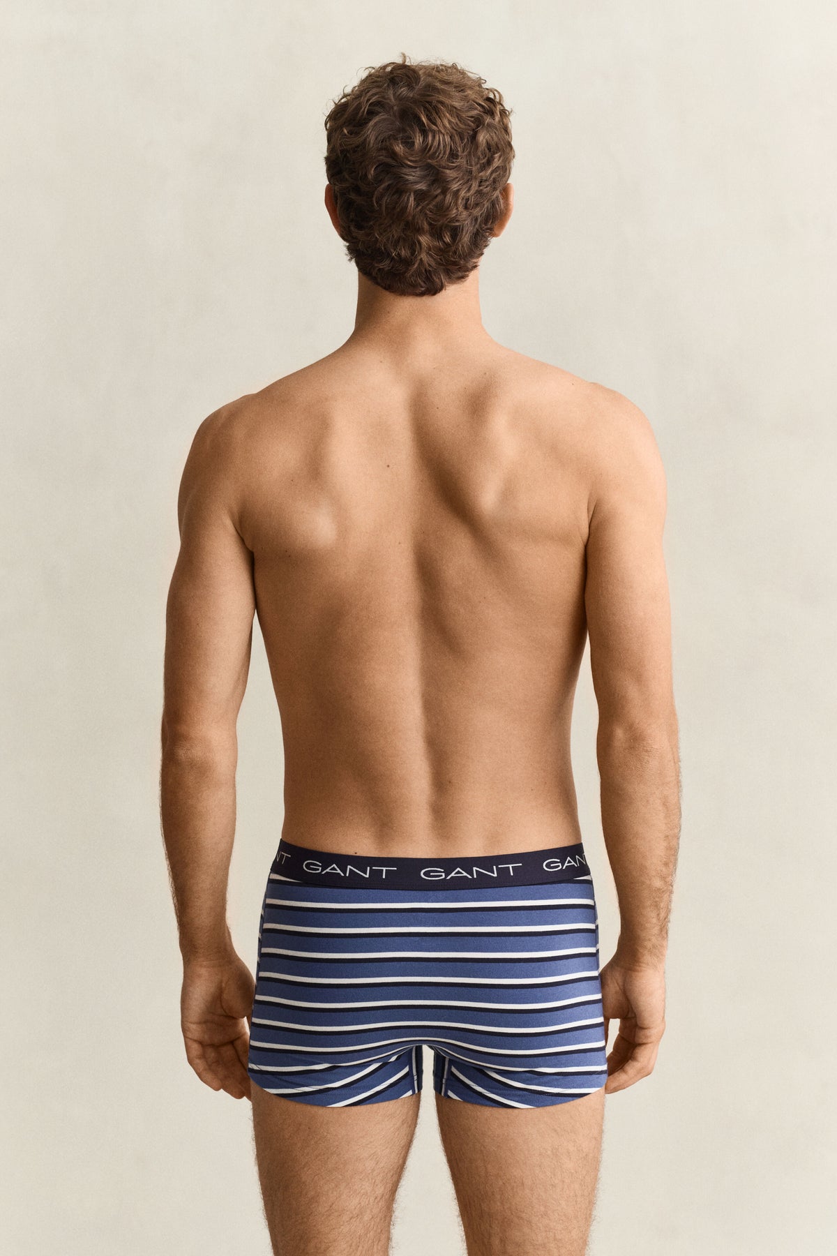 GANT - Striped Trunk 3-pack, Vintage Blue