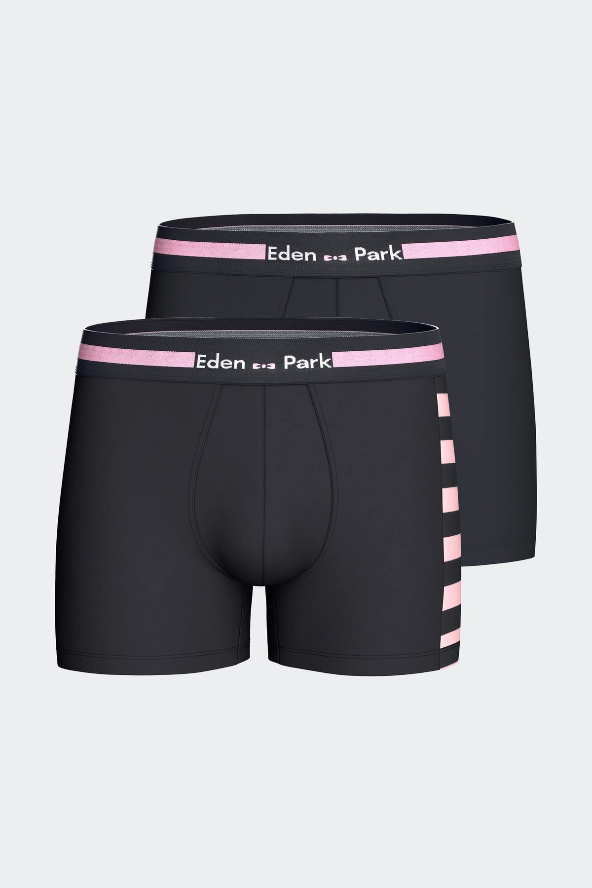 Eden Park - Two Pack Cotton Stretch Trunks, Navy / Pink