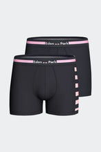 Load image into Gallery viewer, Eden Park - Two Pack Cotton Stretch Trunks, Navy / Pink
