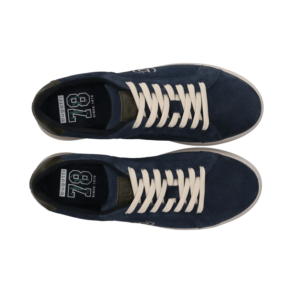 Bugatti - Suede Leather Sneakers, Dark Blue, Pearl (42, 44, 45 Only)