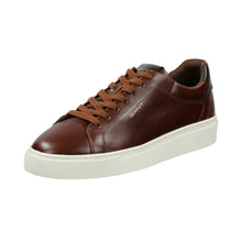 Load image into Gallery viewer, GANT - McJulien Cow Leather Trainer, Cognac/Dark Brown, Luke
