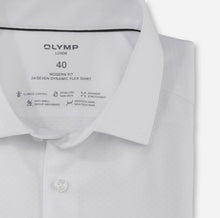 Load image into Gallery viewer, OLYMP - Luxor 24/Seven Business shirt, modern fit, Global Kent, White
