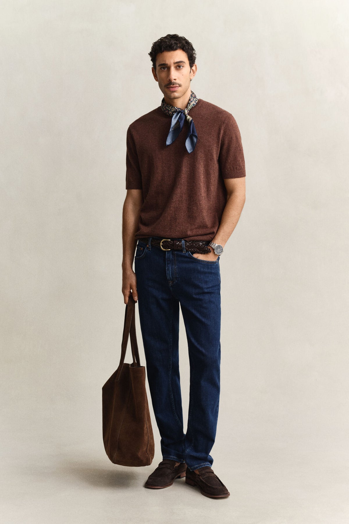 Gant - Regular Clean Wash Jeans, Mid Blue