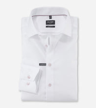 Load image into Gallery viewer, OLYMP -  Modern Fit, White Shirt Pink Button
