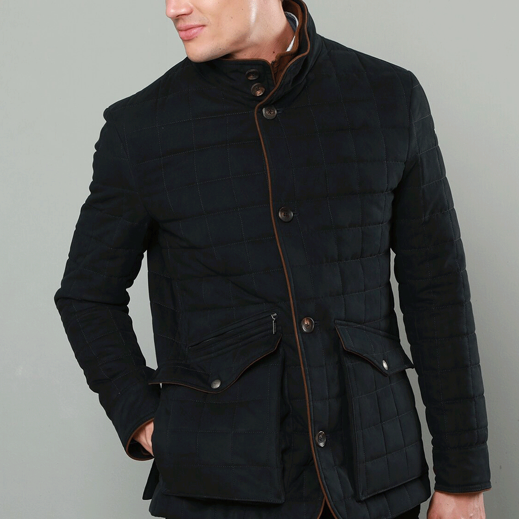 Magee - Glenveigh Quilted Jacket, Navy