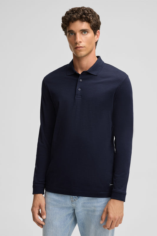 Strellson - Erik-PL, Navy Long Sleeve Polo