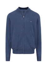 Load image into Gallery viewer, Fynch Hatton - Full-Zip Knitted Sweater, Night
