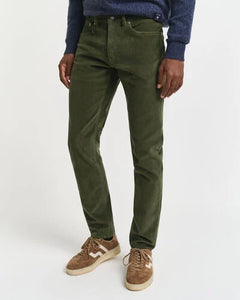 GANT - Reg Cord Jeans, Country Green