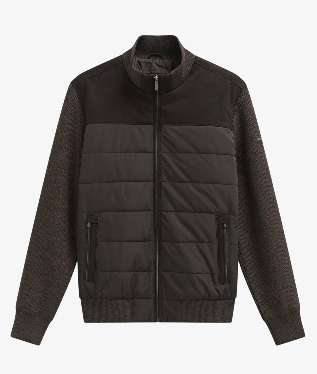 Bugatti  - Bugatti Full Zip Hybrid Jacket, Beige