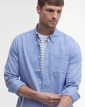 Load image into Gallery viewer, Barbour - Nelson Linen Blend Long-Sleeved Tailored Shirt, Blue
