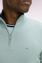 Load image into Gallery viewer, Eden Park - Cotton Trucker Neck Quarter-Zip, Green
