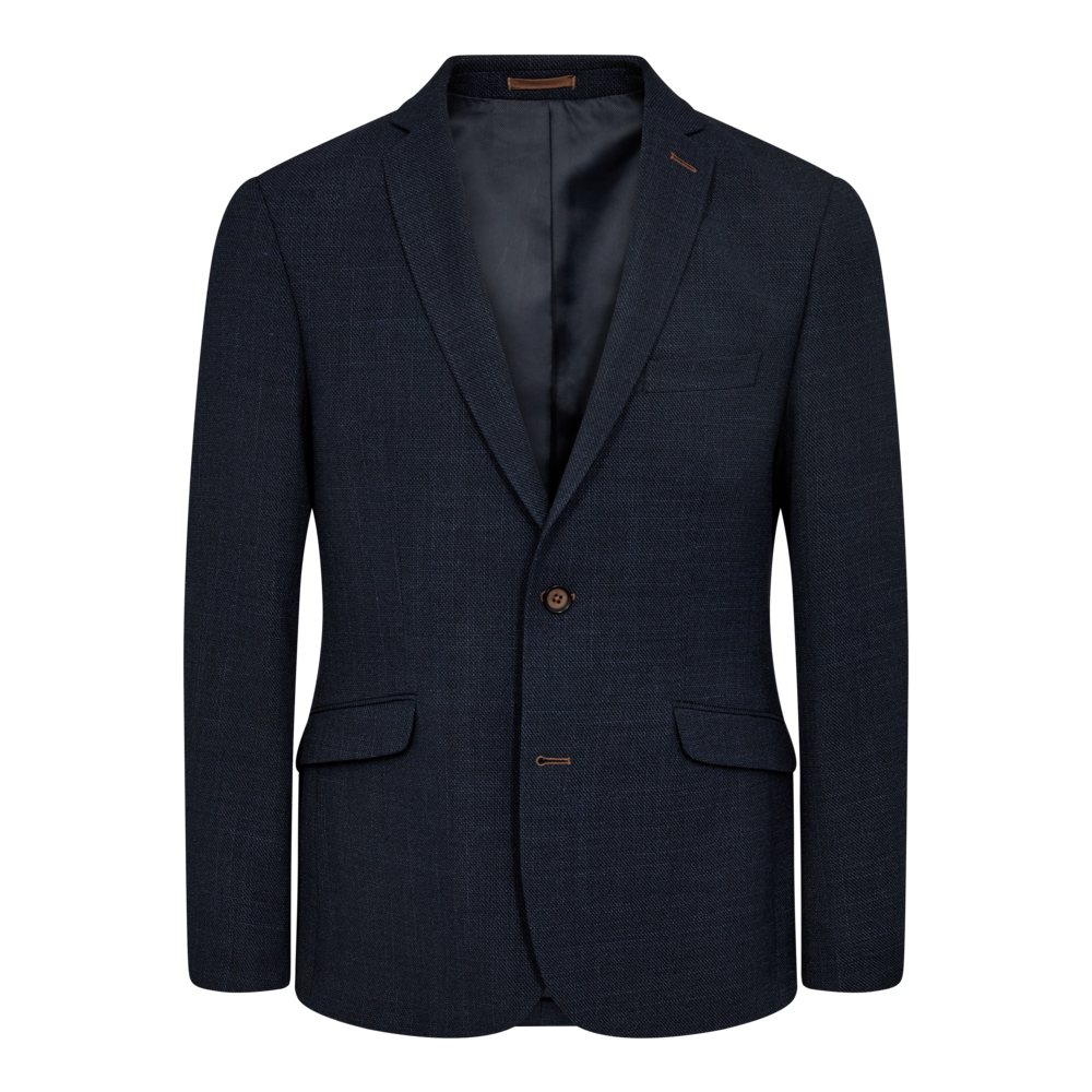 Sunwill - Wool Blend Modern Fit Blazer, Navy