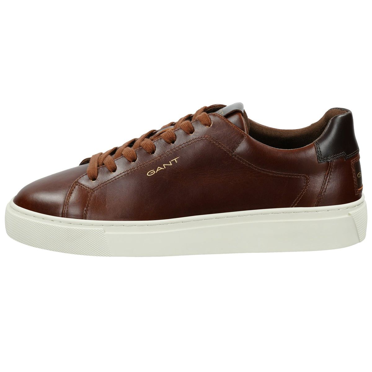 GANT - McJulien Cow Leather Trainer, Cognac/Dark Brown, Luke