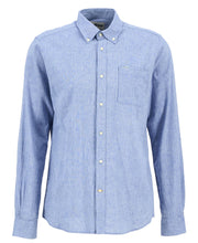 Load image into Gallery viewer, Barbour - Nelson Linen Blend Long-Sleeved Tailored Shirt, Blue
