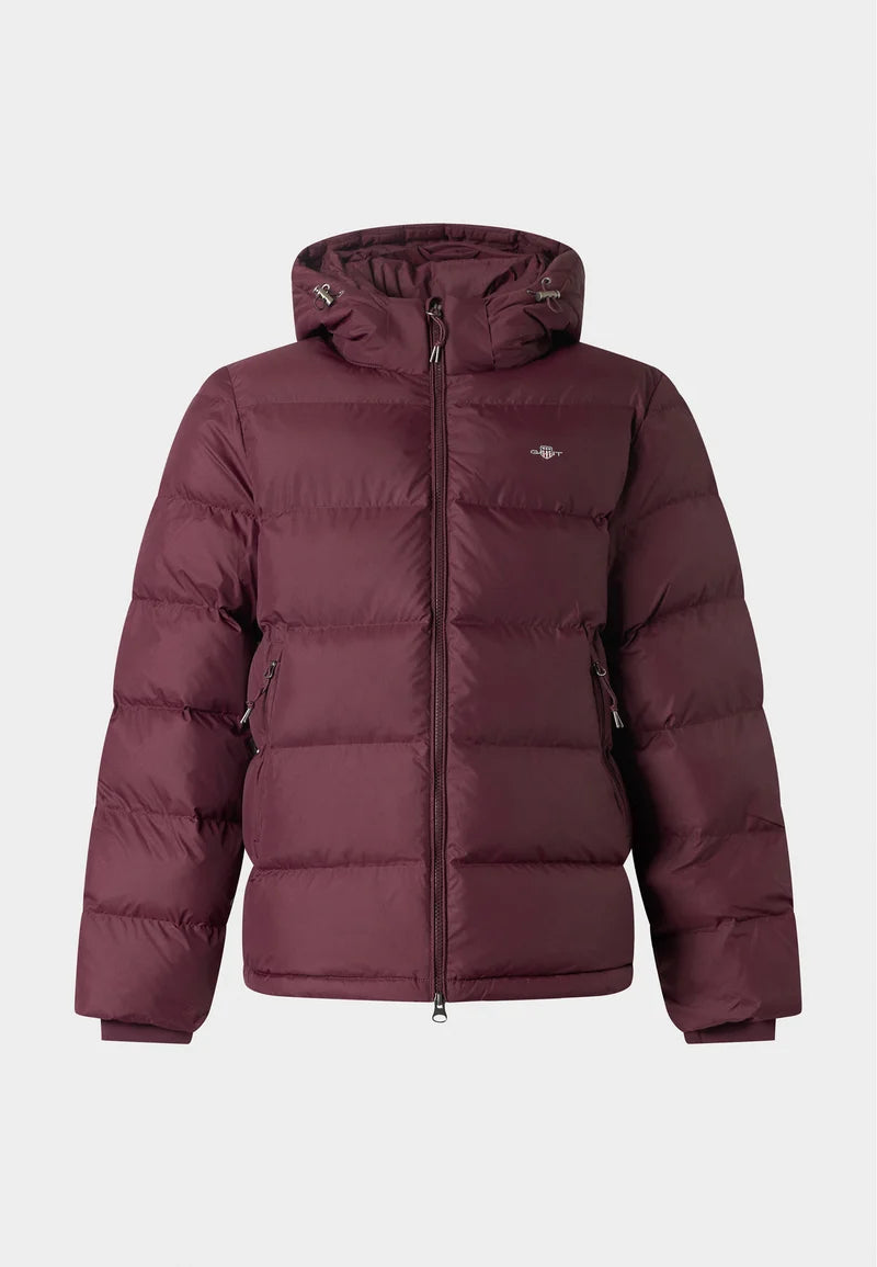 GANT - Active Cloud Puffer Jacket, Darkened Wine