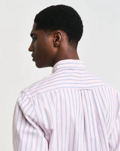GANT - Reg Archive Oxford Stripe, Dusty Pink