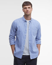 Load image into Gallery viewer, Barbour - Nelson Linen Blend Long-Sleeved Tailored Shirt, Blue
