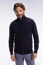 Load image into Gallery viewer, Eden Park - Wool Blend Full Zip Cardigan, Navy
