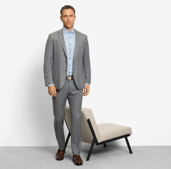 Olymp - Level Five Body Fit Business Shirt, Royal Kent, Bleu