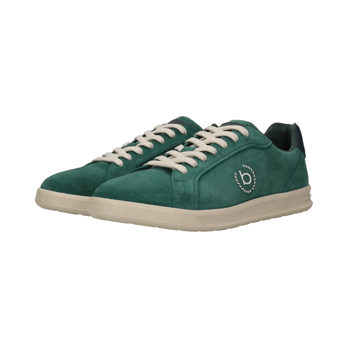 Bugatti - Suede Leather Sneakers, Dark Green, Patrick