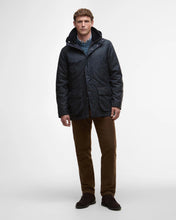 Load image into Gallery viewer, Barbour - Bleaberry Hooded Wax Jacket, Navy
