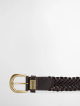 Load image into Gallery viewer, Barbour - Redshore Leather Belt, Coffee Bean Brown
