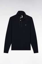 Load image into Gallery viewer, Eden Park - Long-sleeve Cotton Polo Shirt, Navy
