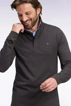 Load image into Gallery viewer, Eden Park - Long Sleeved Stretch Polo, Brown

