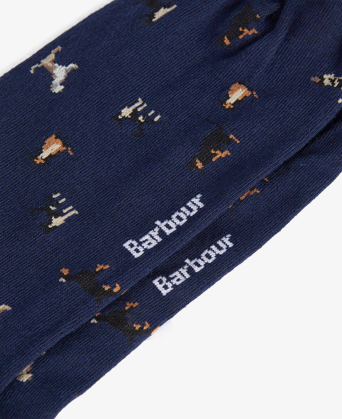 Barbour - Mavin Socks, Mid-Blue Dogs