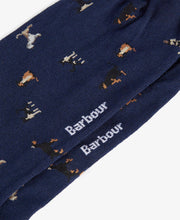 Load image into Gallery viewer, Barbour - Mavin Socks, Mid-Blue Dogs
