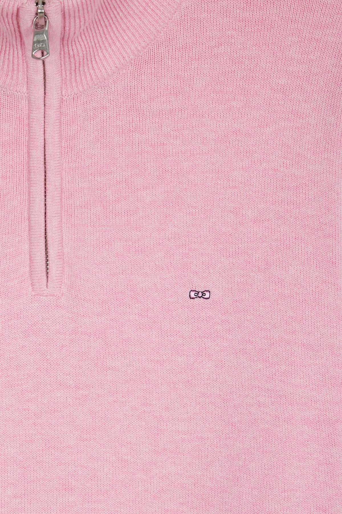 Eden Park - Wool Blend Trucker Neck Quarter-Zip, Pink (3XL Only)