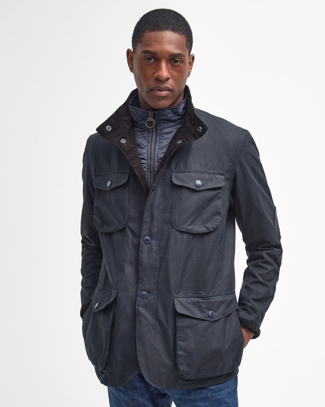 Barbour - Ogston Wax Jacket, Navy