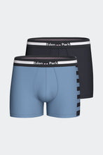 Load image into Gallery viewer, Eden Park - Two Pack Cotton Stretch Trunks, Navy / Sky
