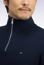 Load image into Gallery viewer, Eden Park - Honeycomb Cotton Quarter-Zip, Navy
