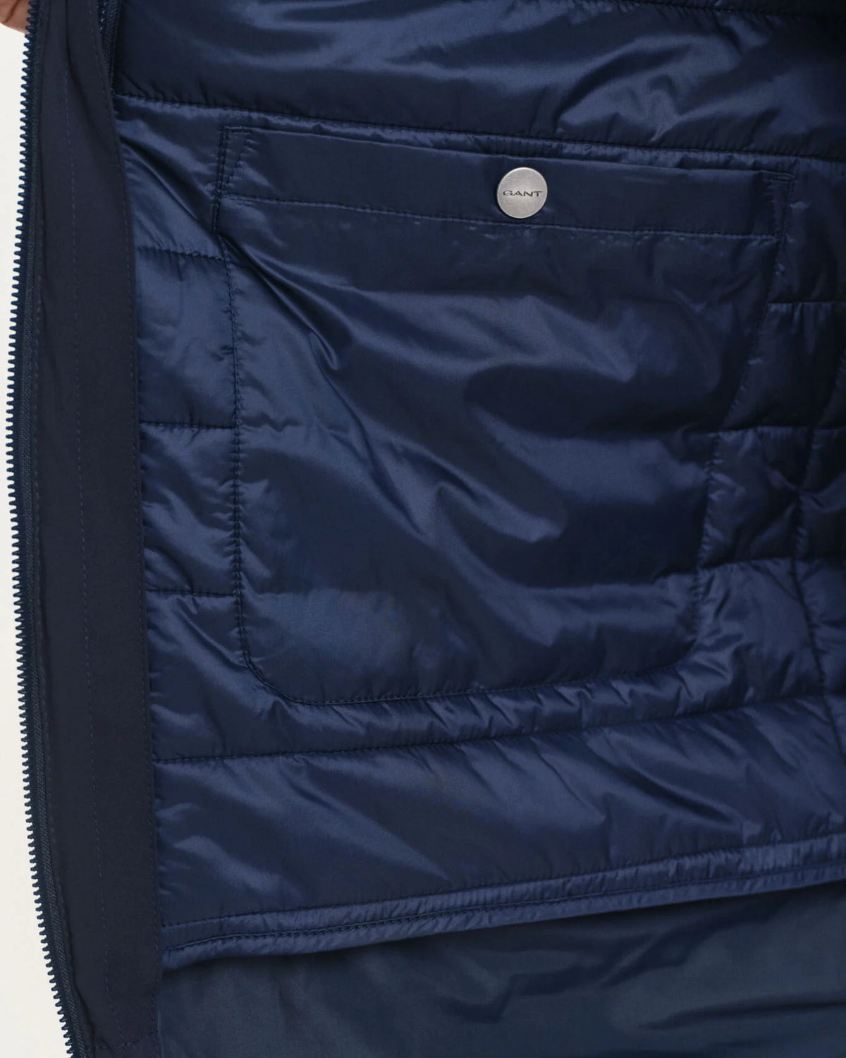 Gant - Double Mid Length Jacket, Evening Blue
