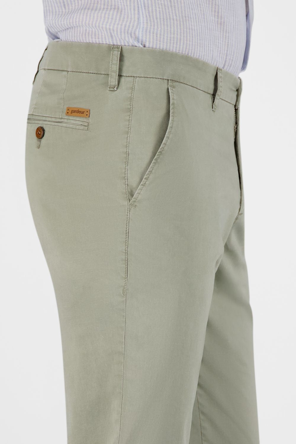 Gardeur - Bono Leisure Luxury Chinos, Pastel Green