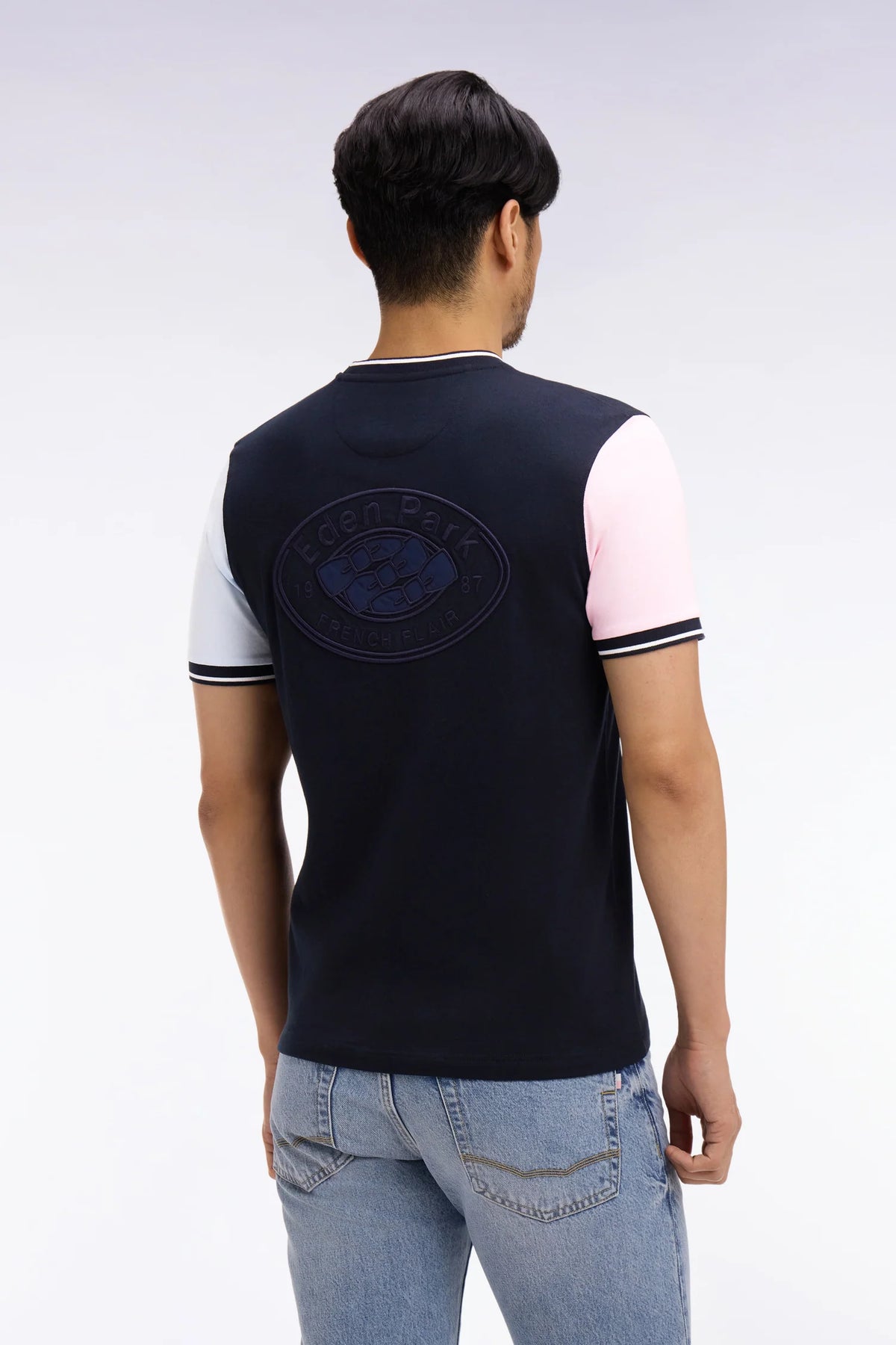 Eden Park - Cotton T-Shirt, Tricolour