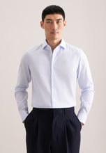 Load image into Gallery viewer, Seidensticker - Slim Fit Business Shirt, Striped Light Blue
