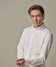Load image into Gallery viewer, Profuomo - Japanese Knitted Cutaway SF Shirt, White
