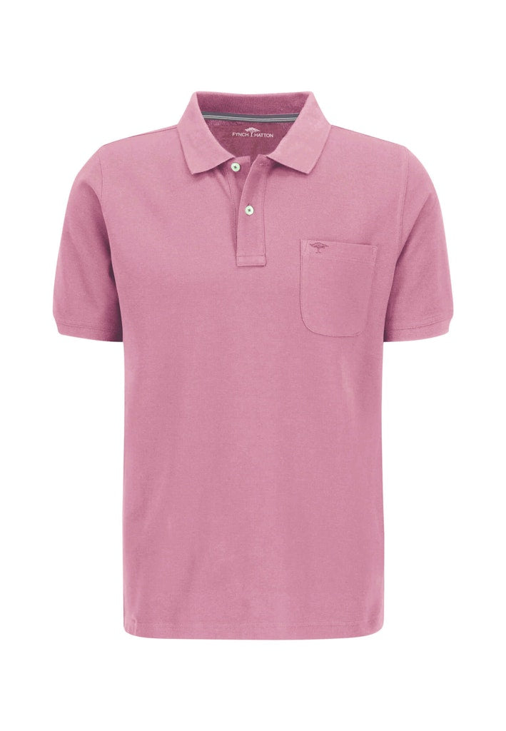 Fynch Hatton - Premium Cotton Polo, Peony
