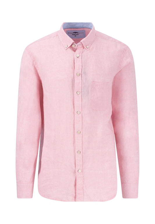 Fynch Hatton - Premium Linen Shirt, Pink