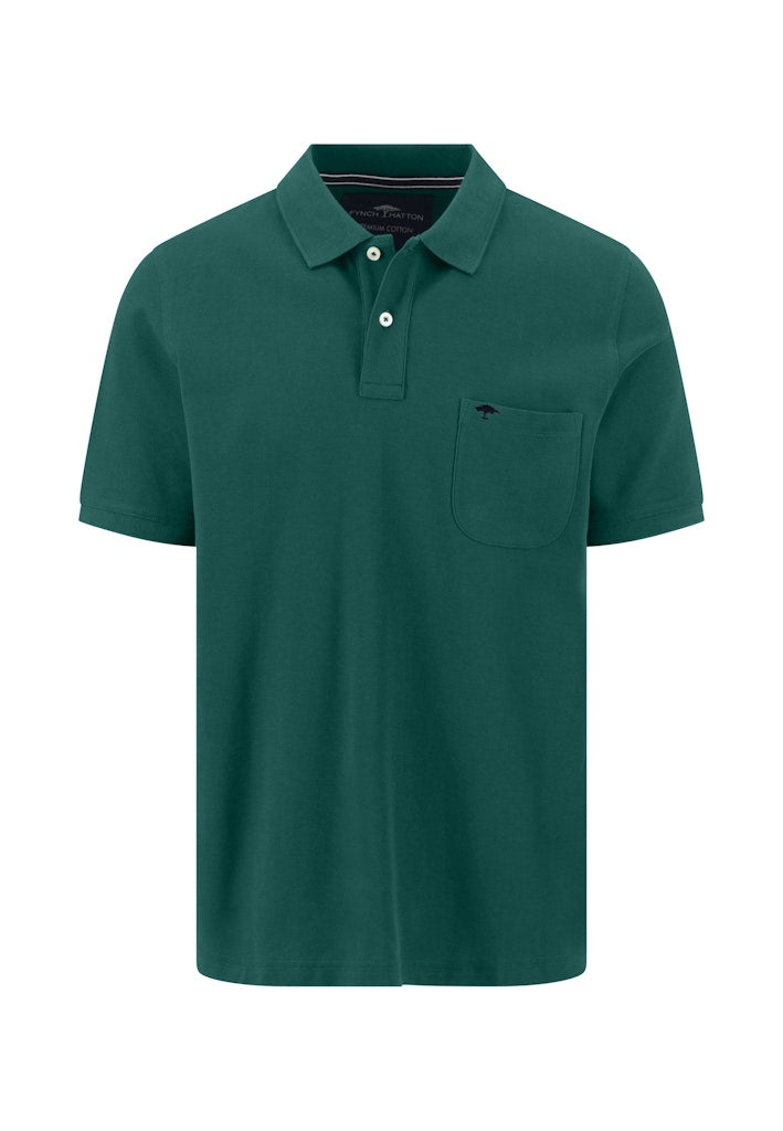 Fynch-Hatton - Premium Cotton Polo, Green