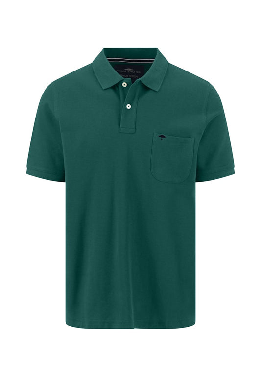 Fynch Hatton - Premium Cotton Polo, Green