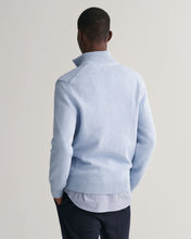 Load image into Gallery viewer, GANT - Casual Cotton Half-Zip, LT Blue Melange
