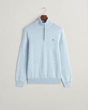 Load image into Gallery viewer, GANT - Casual Cotton Half-Zip, LT Blue Melange (2XL only)
