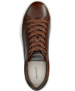GANT - McJulien Trainer, Cow Leather, Dark Brown, Luke